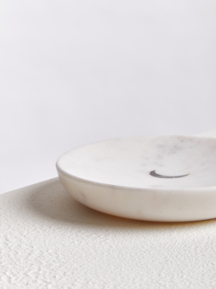 White Marble Trinket Dish | Marella