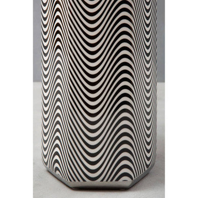 Celeste Black and White Umbrella Stand