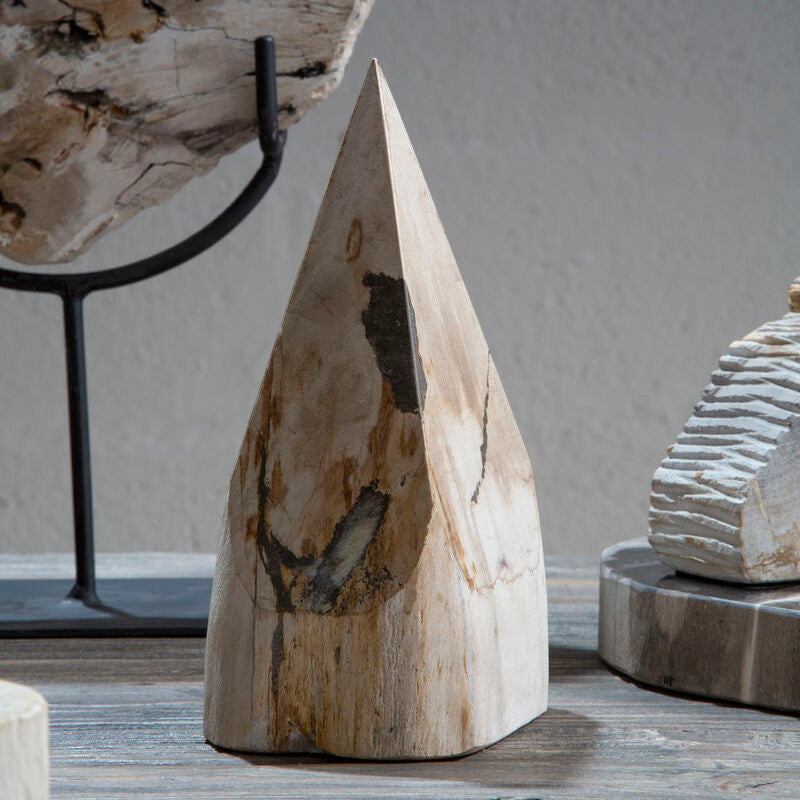 Petrified Wood Pyramid Sculpture | Relic