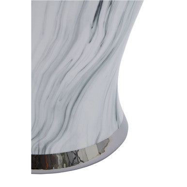 Marble Effect Large Ceramic Jar | Marmo