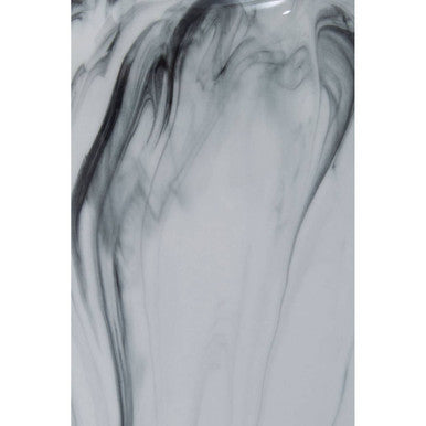 Grey and White Marble Effect Small Ceramic Jar | Marmo