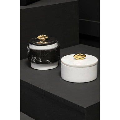 Black Marble Storage Jar | Flos