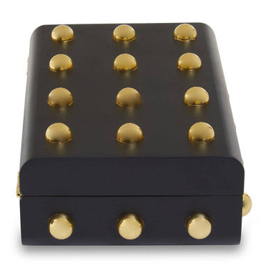 Small Black and Gold Trinket Box | Frida
