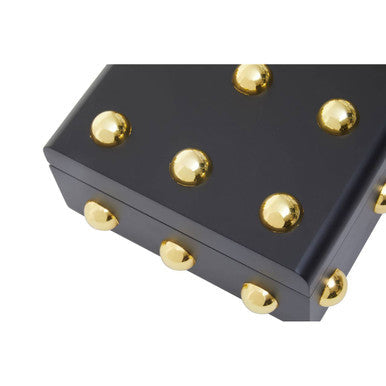 Large Black and Gold Trinket Box | Frida