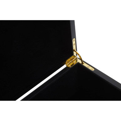 Large Black and Gold Trinket Box | Frida