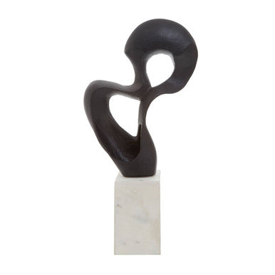Black Finish Knot Sculpture | Mirano
