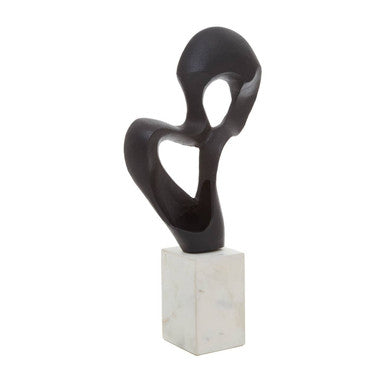 Black Finish Knot Sculpture | Mirano