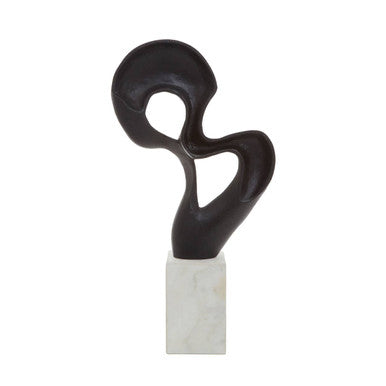 Black Finish Knot Sculpture | Mirano