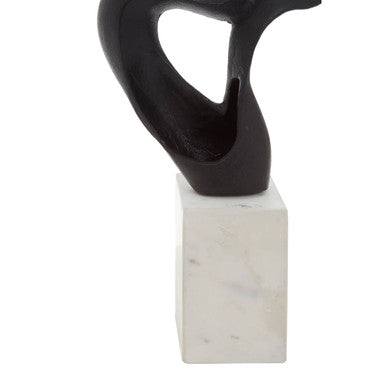 Black Finish Knot Sculpture | Mirano