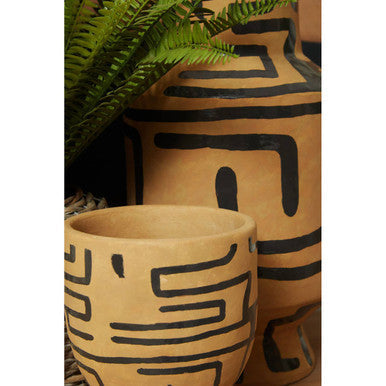 Hand Painted Earthenware Vase | Barren