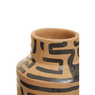 Hand Painted Earthenware Vase | Barren