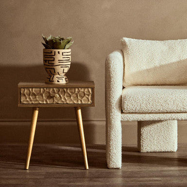 Hand Painted Earthenware Planter | Barren