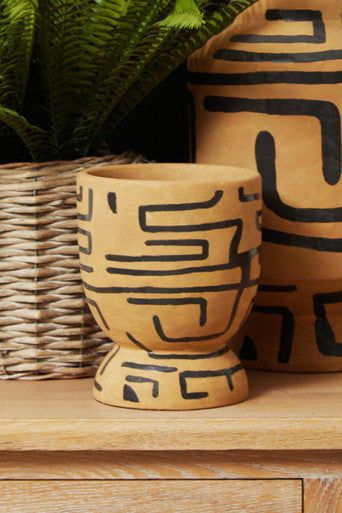 Hand Painted Earthenware Planter | Barren