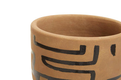 Hand Painted Earthenware Planter | Barren