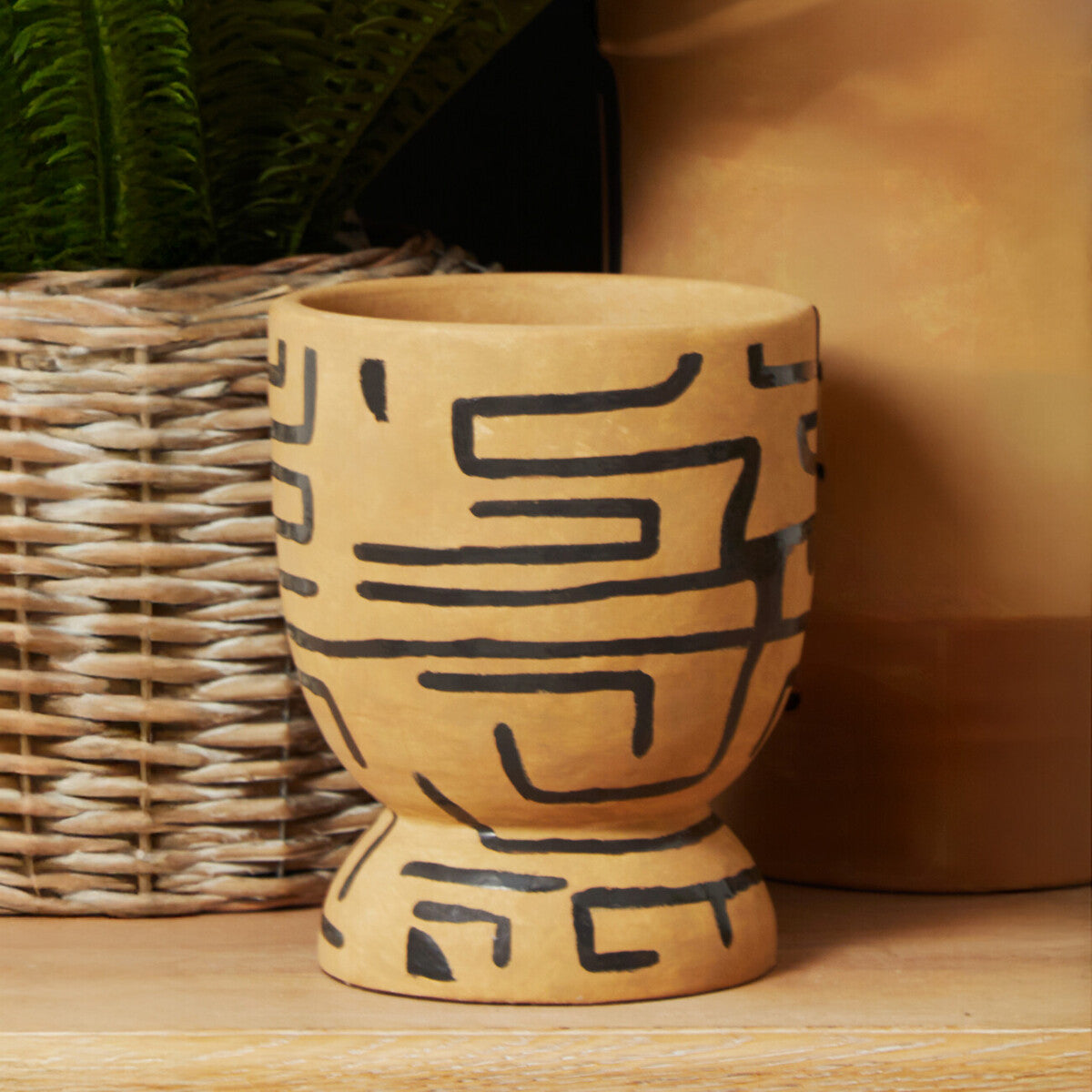 Hand Painted Earthenware Planter | Barren