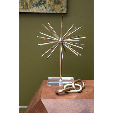 Small Gold Aluminium Chain Sculpture | Prato