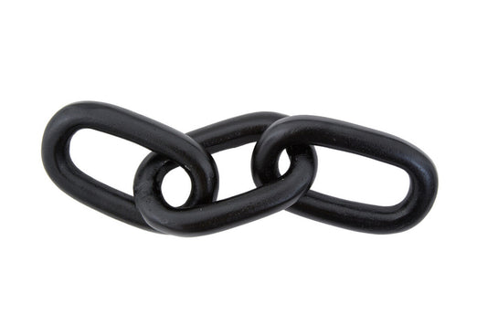 Large Black Aluminium Chain Sculpture | Prato