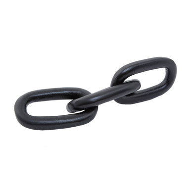 Large Black Aluminium Chain Sculpture | Prato