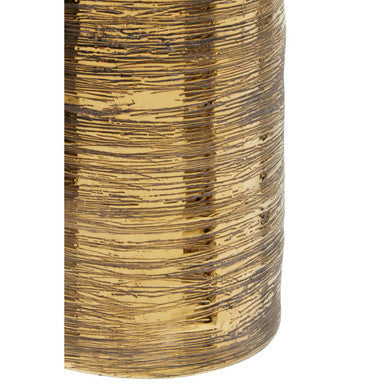 Gold Large Ceramic Bottle Vase | Hermosa