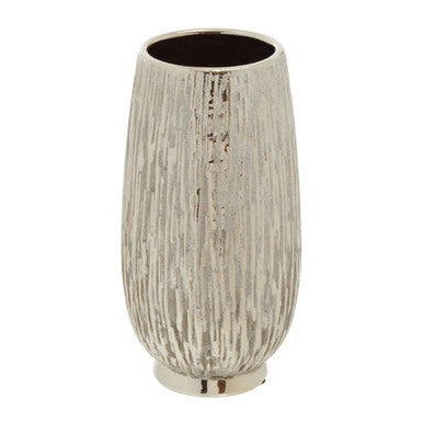 Small Silver Ceramic Vase | Hesper