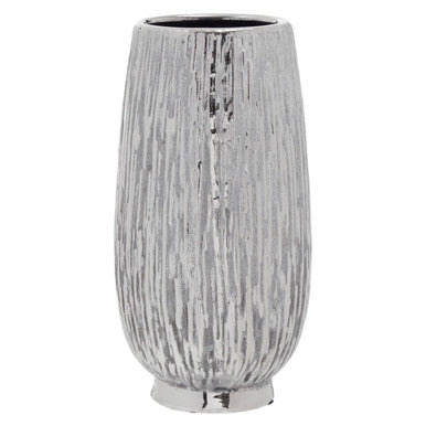 Small Silver Ceramic Vase | Hesper