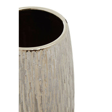 Small Silver Ceramic Vase | Hesper