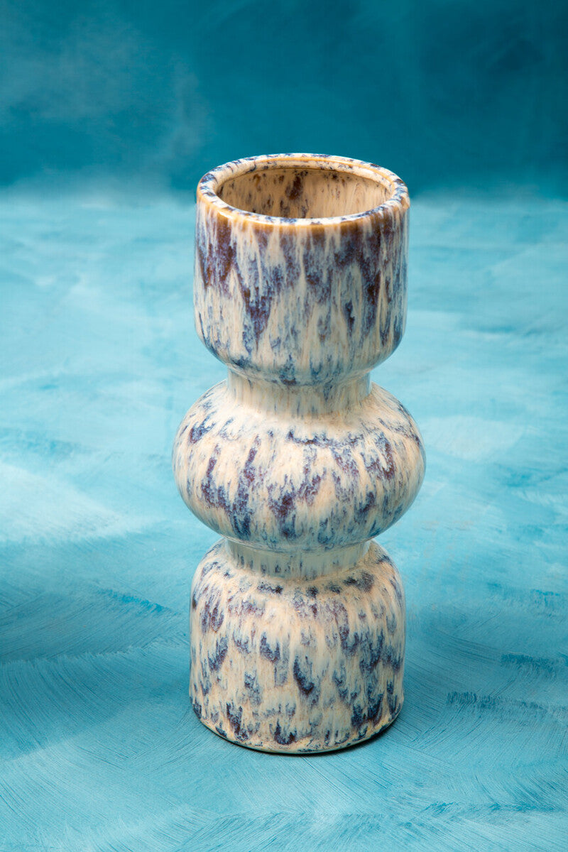 Medium Speckled Beige Vase | Shai
