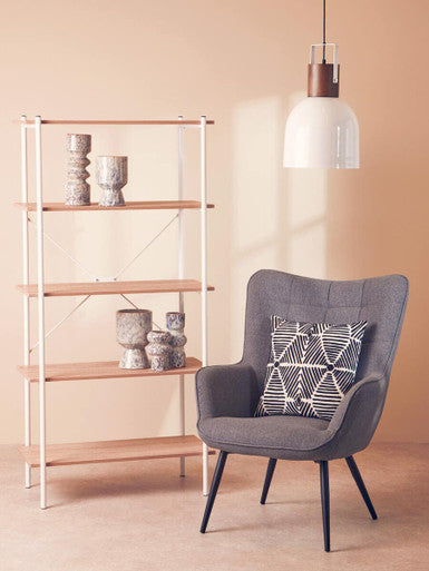 Large Beige Speckled Vase | Shai