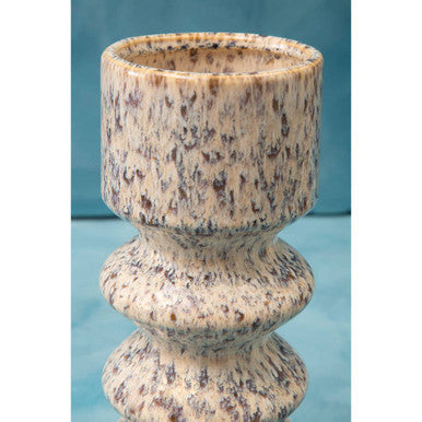 Large Beige Speckled Vase | Shai
