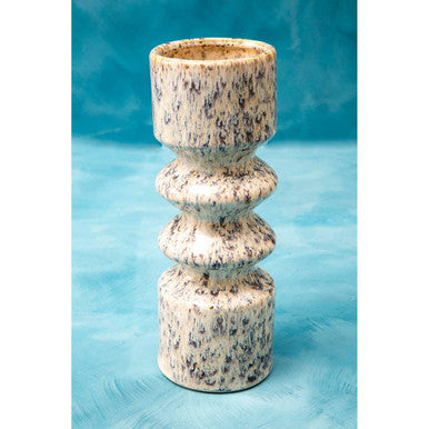 Large Beige Speckled Vase | Shai