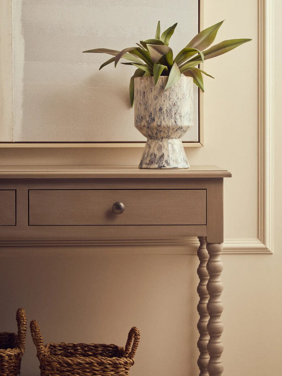 Small Beige Speckled Planter | Shai