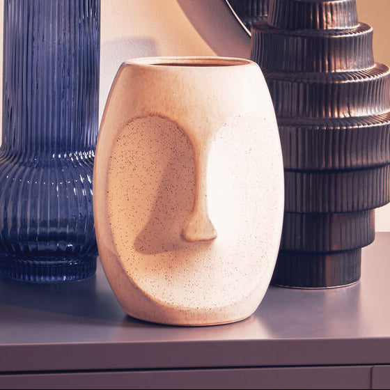 Small Face Design Vase | Viso