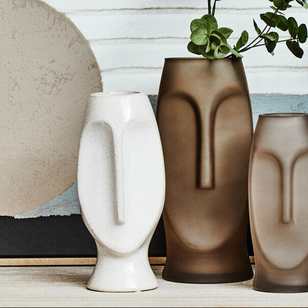Large Face Design Vase | Viso