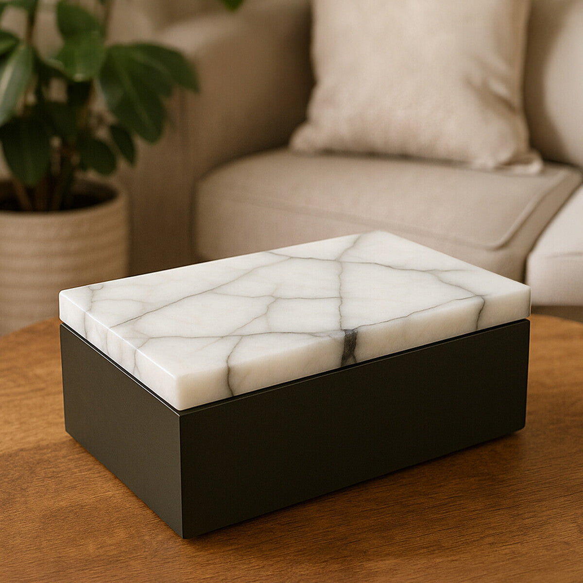 Small Marble Trinket Box | Marmara