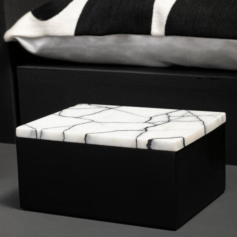 Large Marble Trinket Box | Marmara