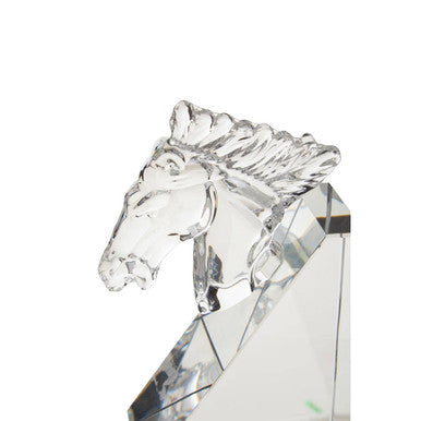 Set of 2 Crystal Horse Bookends | Carrie