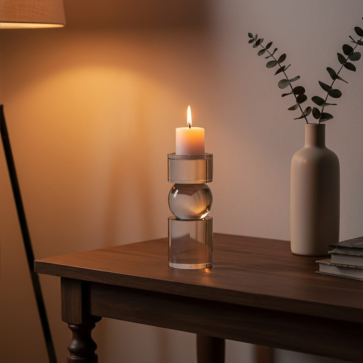 Small Crystal Bubble Candle Holder | Carrie