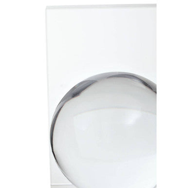 Set of 2 Crystal Bubble Bookends | Carrie