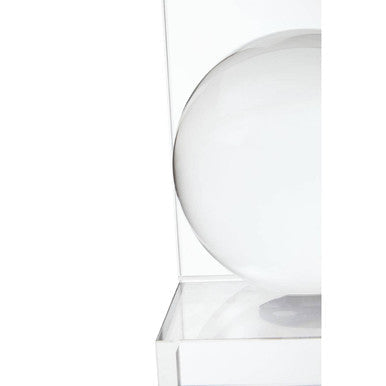 Set of 2 Crystal Bubble Bookends | Carrie