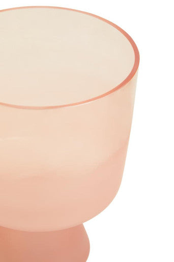 Small Matte Pink Glass Vase | Baila