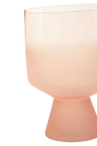 Small Matte Pink Glass Vase | Baila