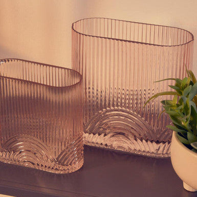 Small Pink Glass Vase | Bardi