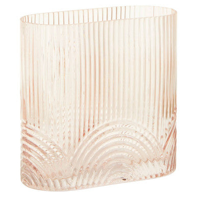 Large Pink Glass Vase | Bardi