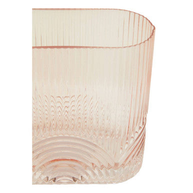 Large Pink Glass Vase | Bardi