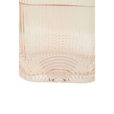 Large Pink Glass Vase | Bardi