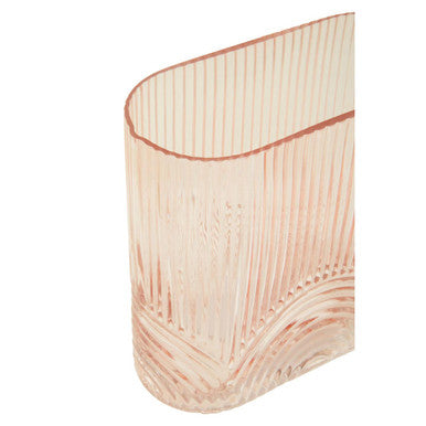 Large Pink Glass Vase | Bardi