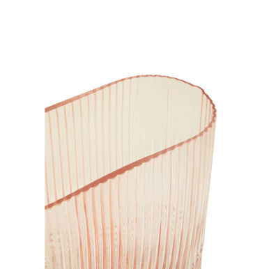 Large Pink Glass Vase | Bardi