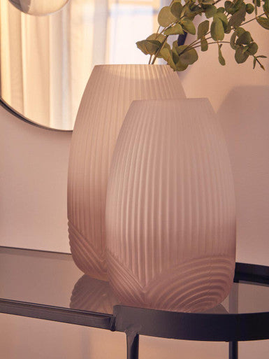 Large Grey Glass Vase | Blyth