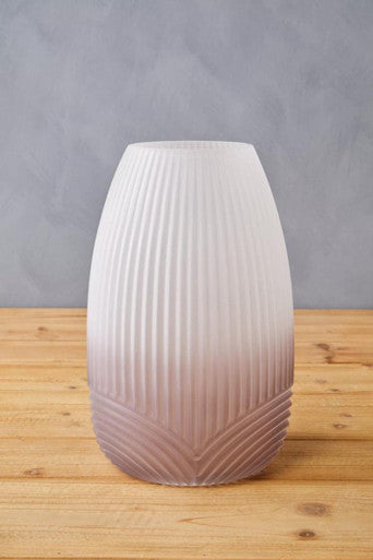 Large Grey Glass Vase | Blyth