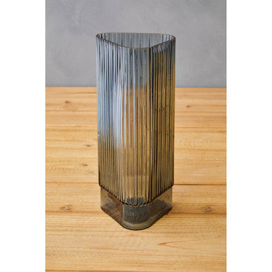 Small Grey Glass Vase | Benka